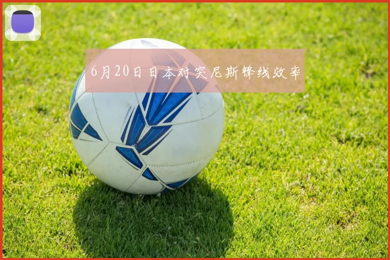 6月20日日本对突尼斯锋线效率